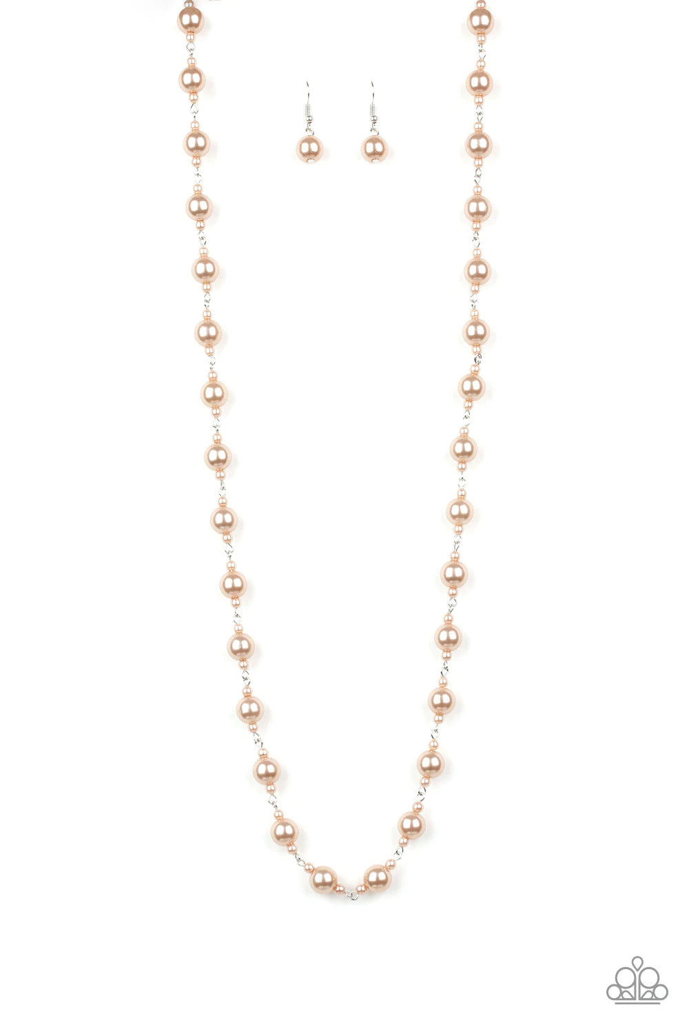 Behind the Scenes Brown Necklace