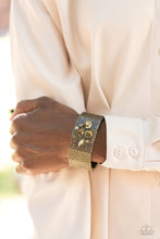 Load image into Gallery viewer, Flickering Fortune Brass Bracelet
