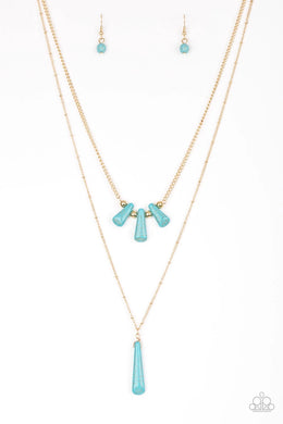 Basic Groundwork Blue Necklace