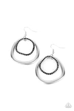 Load image into Gallery viewer, Spinning with Sass Black Earrings