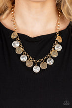 Load image into Gallery viewer, Spot On Sparkle Gold Necklace