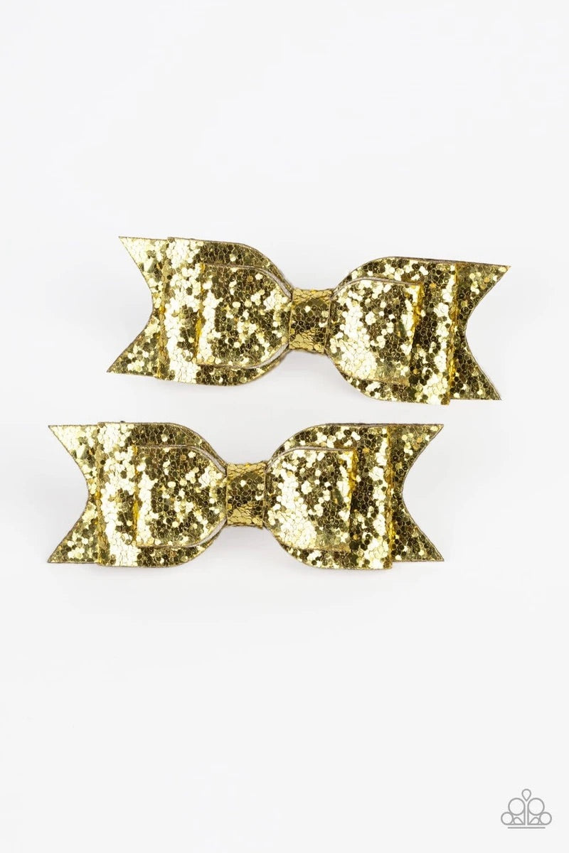 Sugar and Spice Gold Hair Clips
