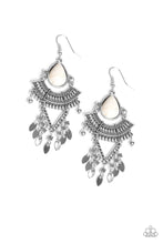 Load image into Gallery viewer, Vintage Vagabond White Earrings
