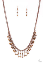 Load image into Gallery viewer, Sporadic Sparkle Copper Necklace