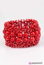 Load image into Gallery viewer, Tropical Bliss Red Wood Bracelet