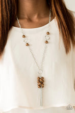 Load image into Gallery viewer, Hit the Runway Brown Necklace