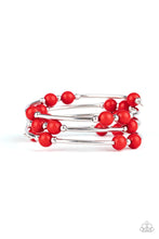 Load image into Gallery viewer, Let Freedom Ring Red Coil Bracelet
