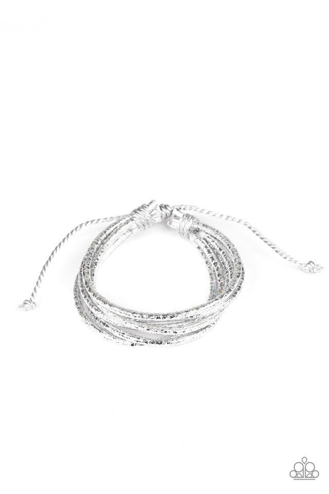 Glitter-tastic! Silver Urban Bracelet
