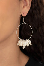 Load image into Gallery viewer, Sailboats and Seashells White Earrings