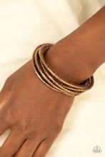 Load image into Gallery viewer, Glitter-tactic! Brown Urban Bracelet