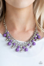 Load image into Gallery viewer, The Bride to Bead Purple Necklace