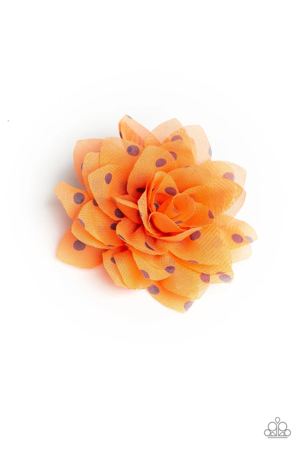 Dot Dot Dot Orange Hair Clip