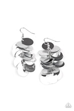 Load image into Gallery viewer, Now You Sequin It Silver Sequin Earrings