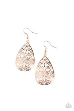 Load image into Gallery viewer, Divine Vine Rose Gold Earrings
