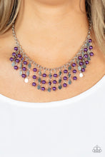 Load image into Gallery viewer, Wall Street Stylist Purple Necklace
