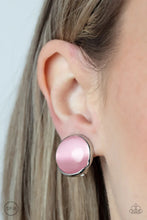Load image into Gallery viewer, Cool Pools Pink Clip On Earrings