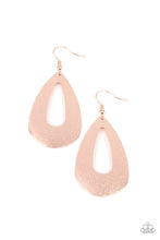 Load image into Gallery viewer, Hand It Oval Rose Gold Earrings