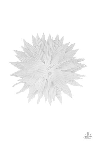 Sweet Talk White Hair Clip