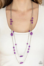 Load image into Gallery viewer, Day Trip Delights Purple Necklace
