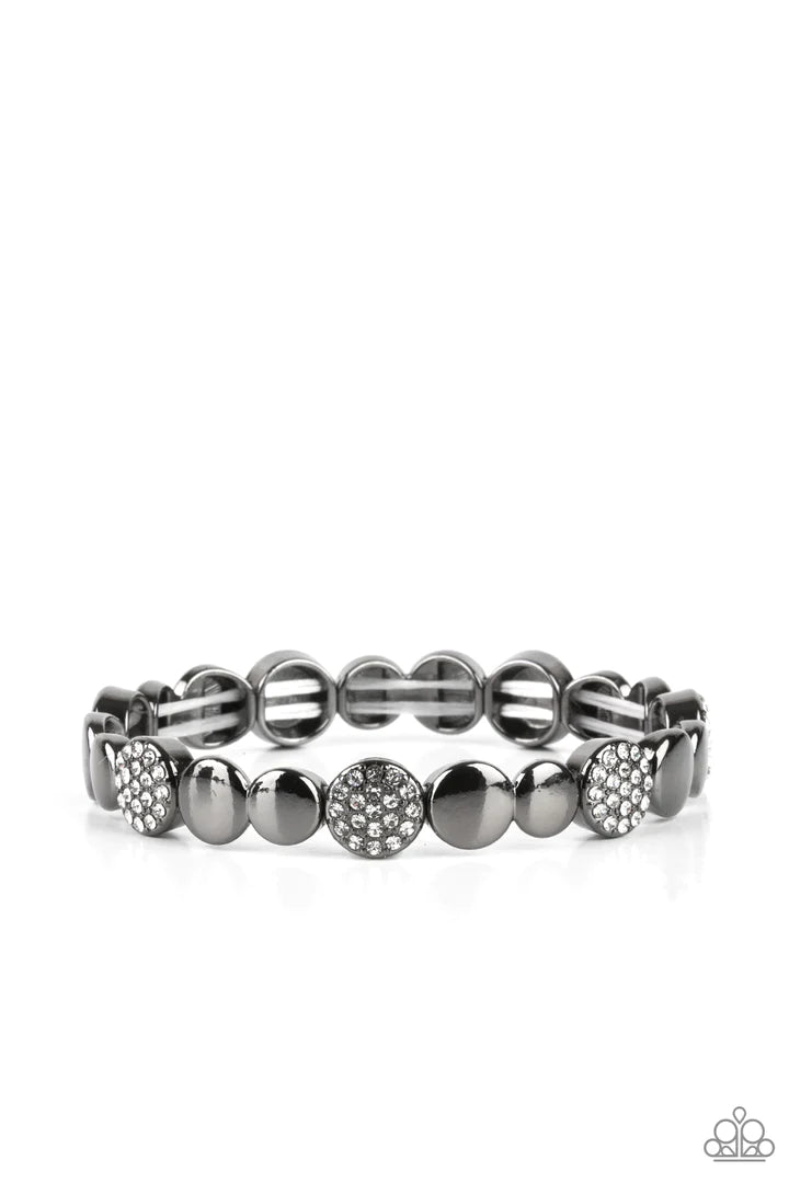 Dimensional Dazzle Black Bracelet