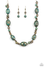 Load image into Gallery viewer, Gatherer Glamour Brass Necklace