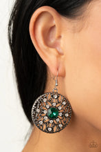 Load image into Gallery viewer, Glow Your True Colors Green Earrings