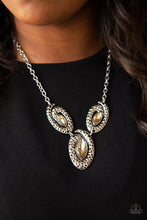 Load image into Gallery viewer, Metro Mystique Brown Necklace