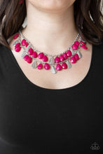 Load image into Gallery viewer, Life of the Fiesta Pink Necklace