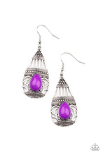 Load image into Gallery viewer, Eastern Essence Purple Earrings