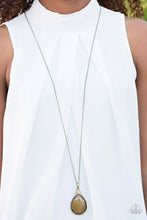 Load image into Gallery viewer, Timelessly Tranquil Brass Necklace