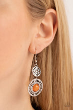 Load image into Gallery viewer, Ocean Orchard Orange Earrings