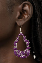 Load image into Gallery viewer, Tenacious Treasure Purple Earrings