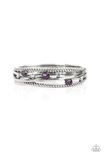 Load image into Gallery viewer, Bonus Bling Purple Hinged Bracelet