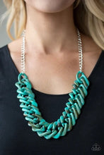 Load image into Gallery viewer, Comin in Haute Blue Acrylic Necklace