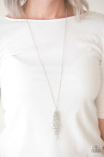 Load image into Gallery viewer, Industrial Intensity Silver Necklace - Long