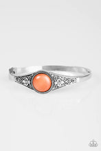 Load image into Gallery viewer, Modernly Meadow Orange Hinged Bracelet