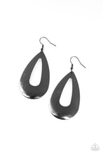 Load image into Gallery viewer, Hand It Oval Black Earrings