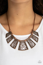 Load image into Gallery viewer, Vintage Vineyard Copper Necklace