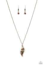 Load image into Gallery viewer, Let Stem Talk Brass Necklace