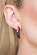 Load image into Gallery viewer, Twinkling Tinseltown Red Earrings