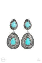 Load image into Gallery viewer, Country Soul Blue Clip Clip On Earrings