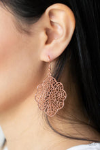 Load image into Gallery viewer, Meadow Mosaic Copper Earrings