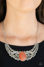 Load image into Gallery viewer, Celestial Eden Orange Necklace