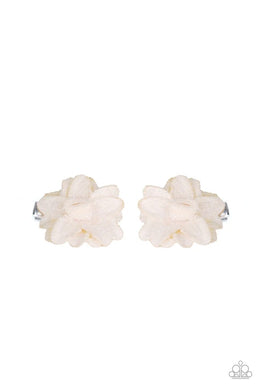 Lovely in Lilies White Hair Clips