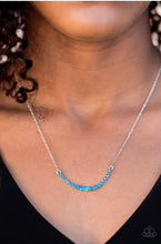 Load image into Gallery viewer, Rockin Rhinestones Blue Necklace