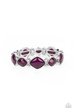 Load image into Gallery viewer, Boldly Bead-azzled Purple Bracelet