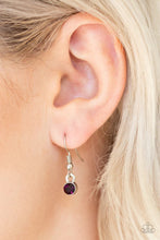 Load image into Gallery viewer, Crystal Chic Purple Necklace