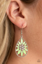 Load image into Gallery viewer, Floral Morals Green Earrings