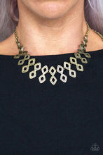 Load image into Gallery viewer, Geocentric Brass Necklace