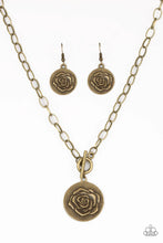 Load image into Gallery viewer, Rosy Redux Brass Necklace